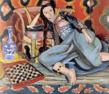 odalisque with a turkish chair